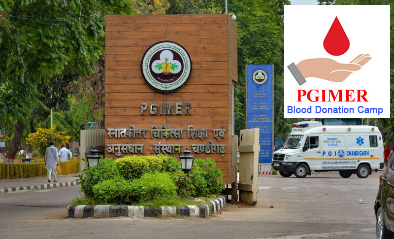 PGI ਨੇ ਮੋਹਾਲੀ ਤੇ ਡੇਰਾਬੱਸੀ ਵਿਖੇ ਲਗਾਇਆ ਖੂਨਦਾਨ ਕੈਂਪ, 65 ਯੂਨਿਟ ਖੂਨ ਇਕੱਤਰ